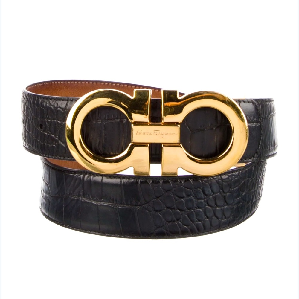 Salvatore Ferragamo belt size 85
Retail $850